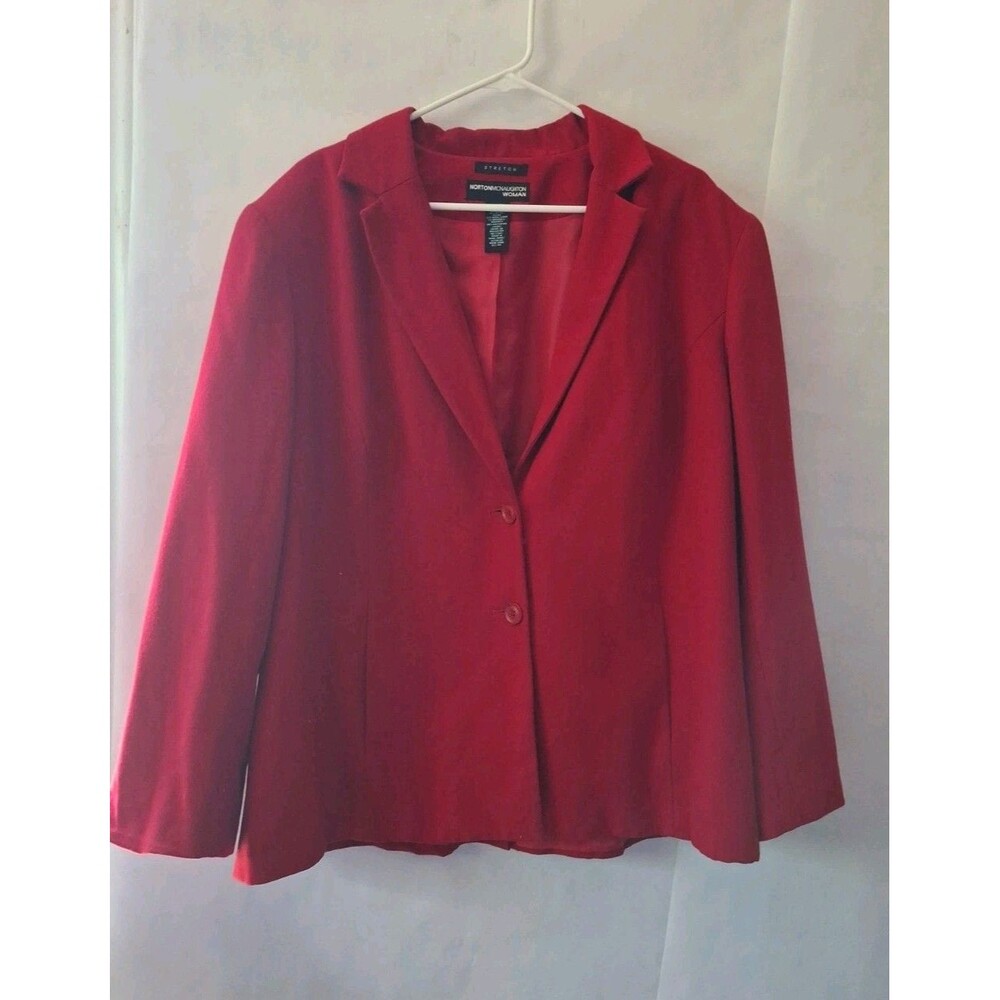Norton Mcnaughton Red Blazer Size 20W
